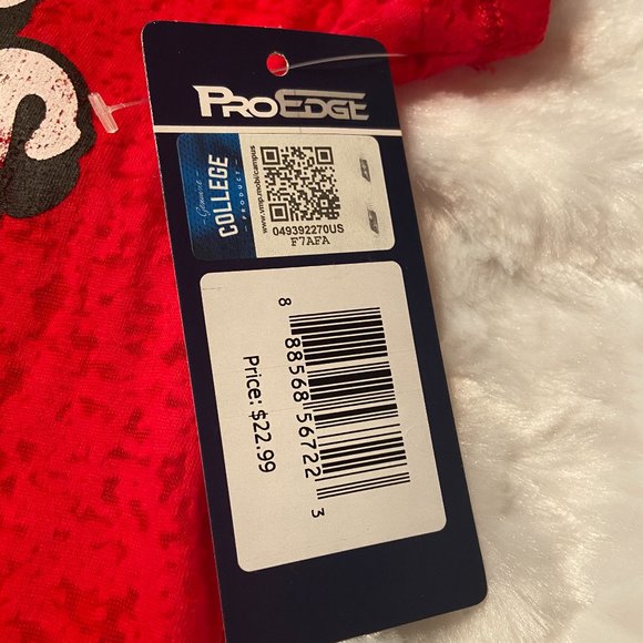 Georgia Bulldog Burnout T-Shirt Size Small - Picture 2 of 3